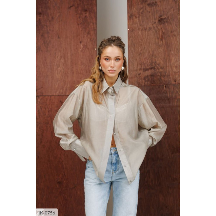 Сорочка IK-0756 — жіноча блузка від Odessa Moda