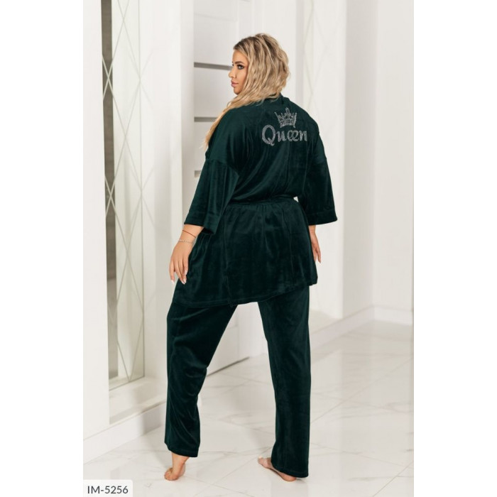 Домашній костюм IM-5256 — жіночий халат від Odessa Moda Домашній костюм IM-5256 — жіночий халат від Odessa Moda
