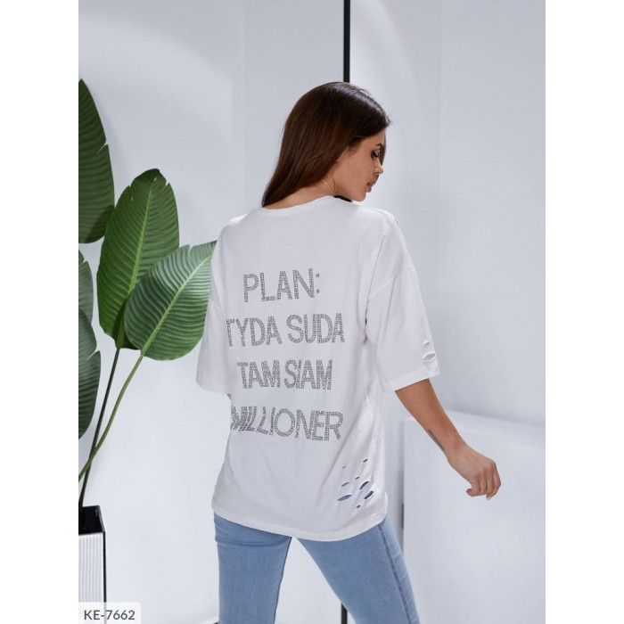 Футболка KE-7662 — жіноча футболка від Odessa Moda