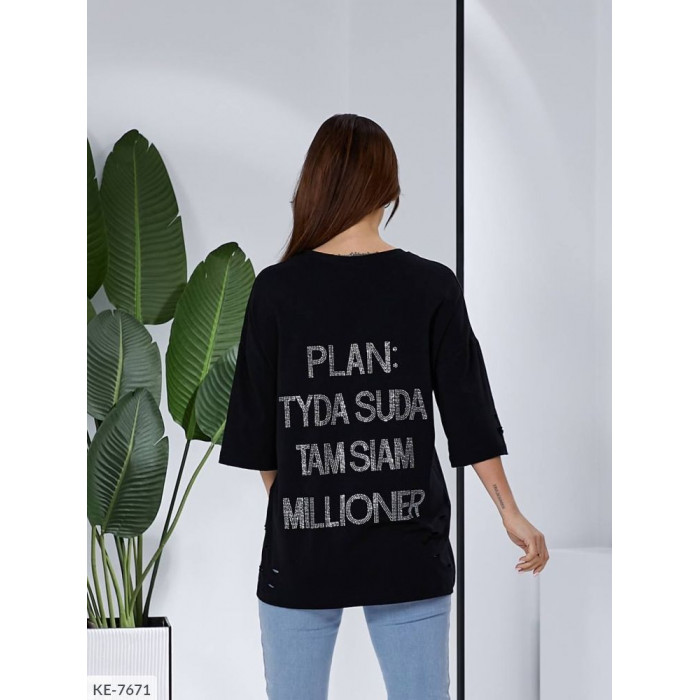 Футболка KE-7671 — жіноча футболка від Odessa Moda