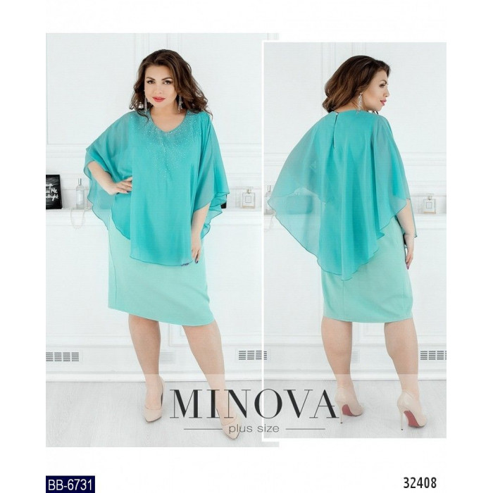 Сукні для пишних форм BB-6731 — виглядай розкішно