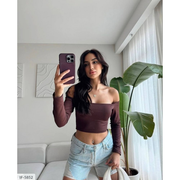 Жіночі футболки Odessa Moda IF-5852 — тренди сезону