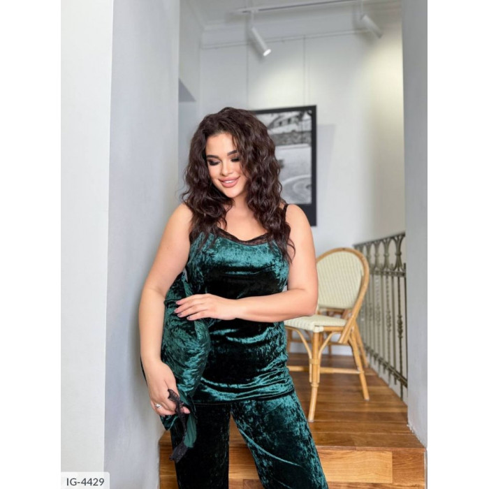 Халати Plus Size IG-4429 — практичність і шарм