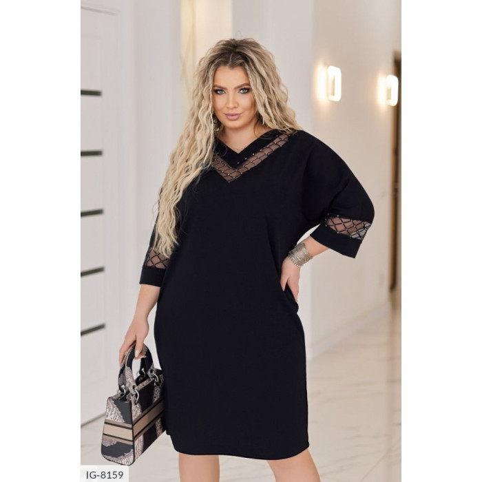 Стильні сукні Plus Size IG-8159 — ідеальна посадка для будь-якої фігури