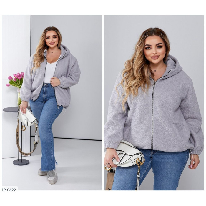 Верхній одяг великого розміру IP-0622 — тепло і стиль
