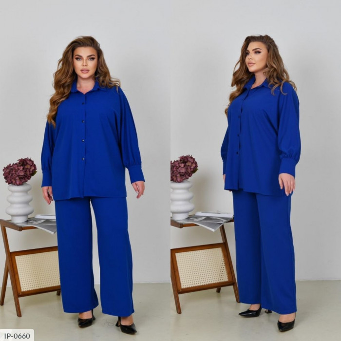 Костюми великого розміру IP-0660 — тренди і мода