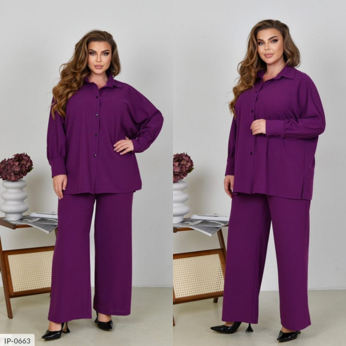 Костюми великого розміру IP-0663 — тренди і мода
