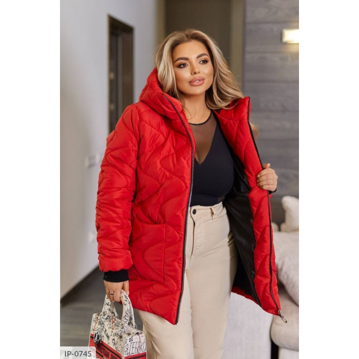 Жіночий верхній одяг Plus Size IP-0745 — тренди 2025