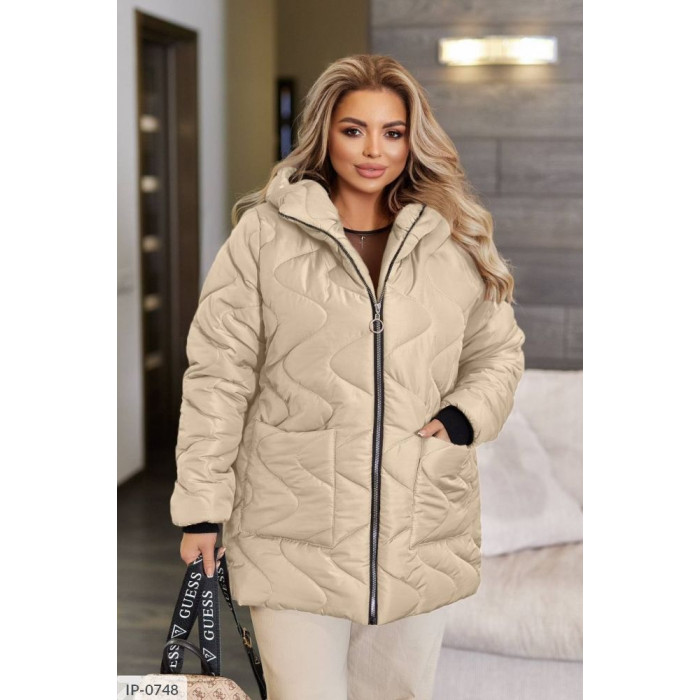 Верхній одяг великого розміру IP-0748 — тепло і стиль