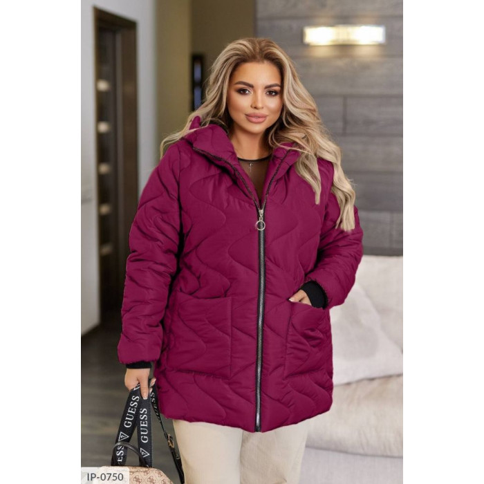 Жіночий верхній одяг Plus Size IP-0750 — тренди 2025