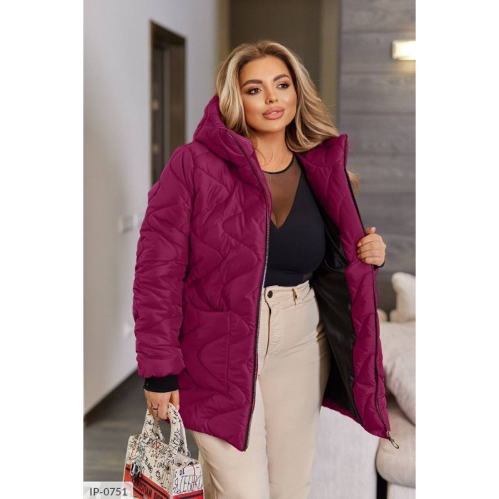 Жіночий верхній одяг Plus Size IP-0751 — тренди 2025