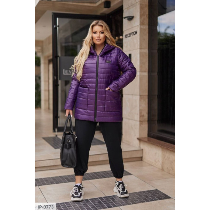 Жіночий верхній одяг Plus Size IP-0773 — тренди 2025