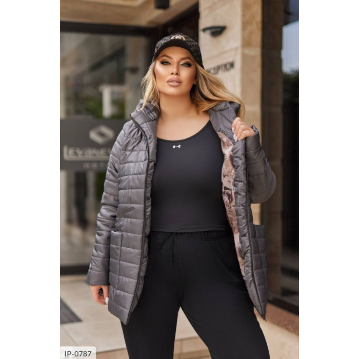 Верхній одяг великого розміру IP-0787 — тепло і стиль