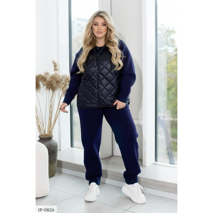 Жіночі прогулянкові костюми XL+ IP-0826 — тренди сезону