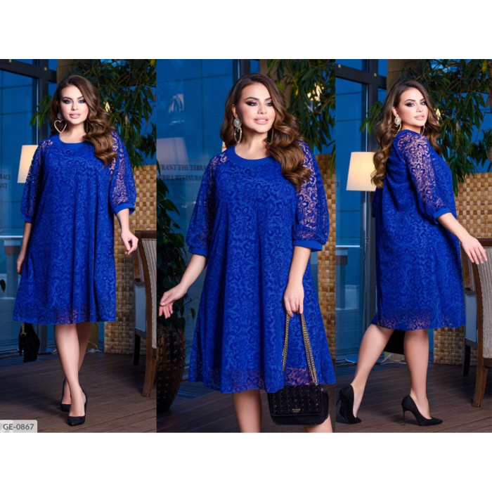 XL+ сукні Odessa Moda GE-0867 — елегантність у кожній деталі