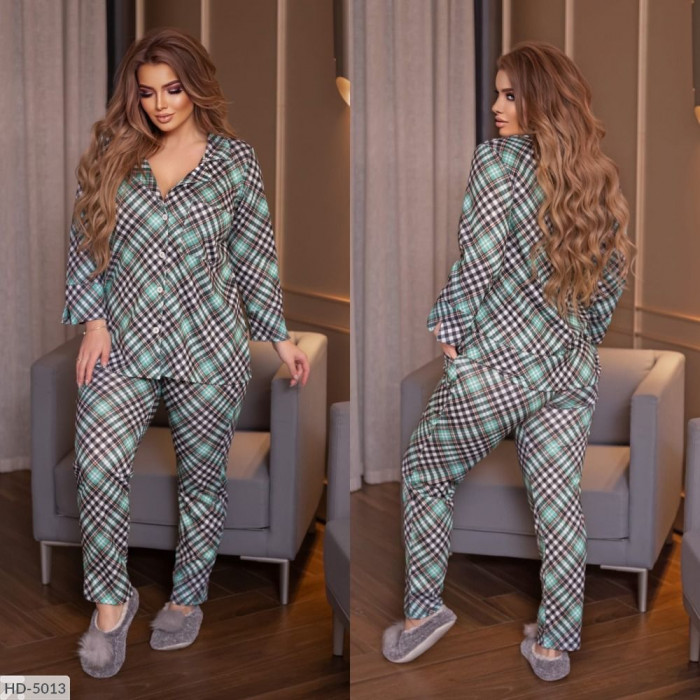 Модні піжами Plus Size HD-5013 — комфорт і якість