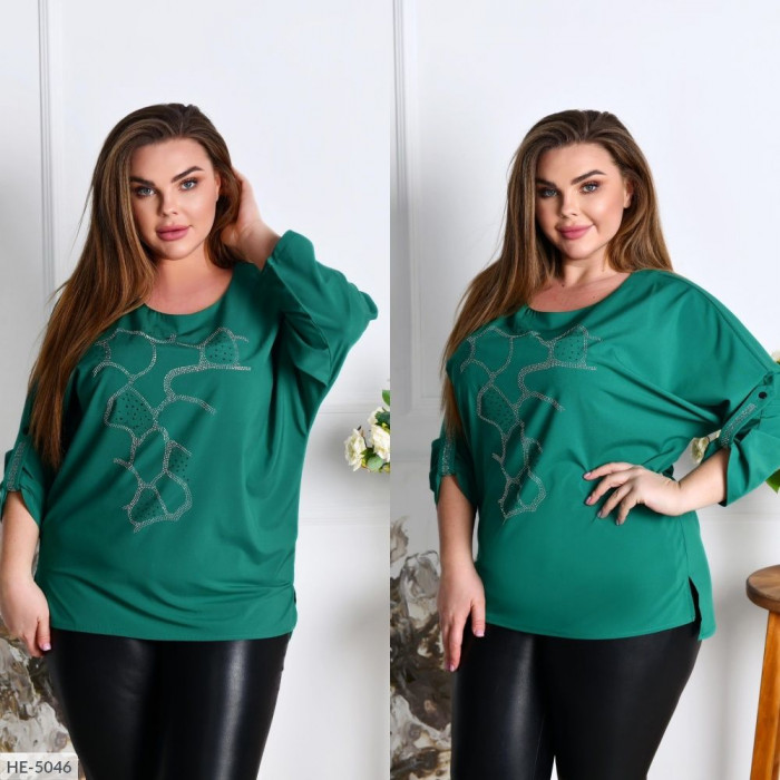 Блузки XL+ Odessa Moda HE-5046 — комфорт і краса