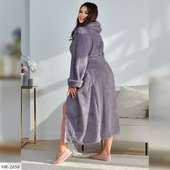 Халати Plus Size HR-2658 — елегантність для дому