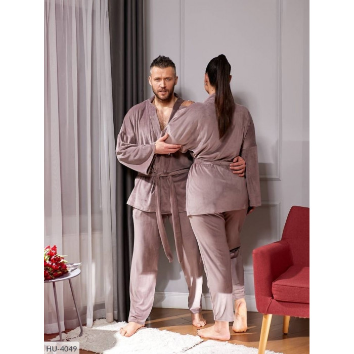 Халати Plus Size HU-4049 — елегантність для дому