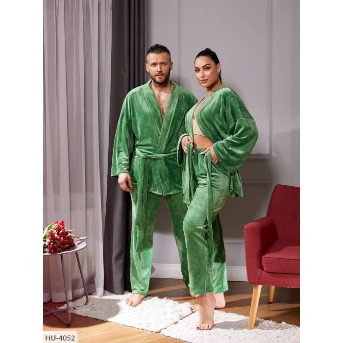 Халати Plus Size HU-4052 — елегантність для дому