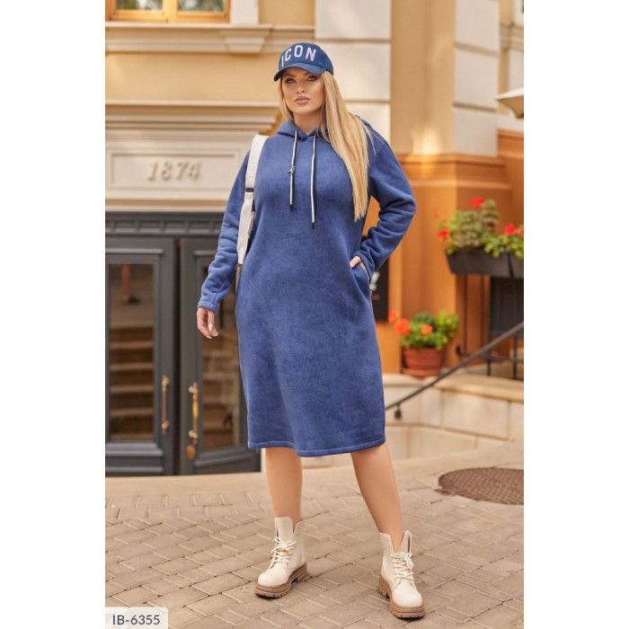 Модні сукні великого розміру IB-6355 — комфорт і краса щодня