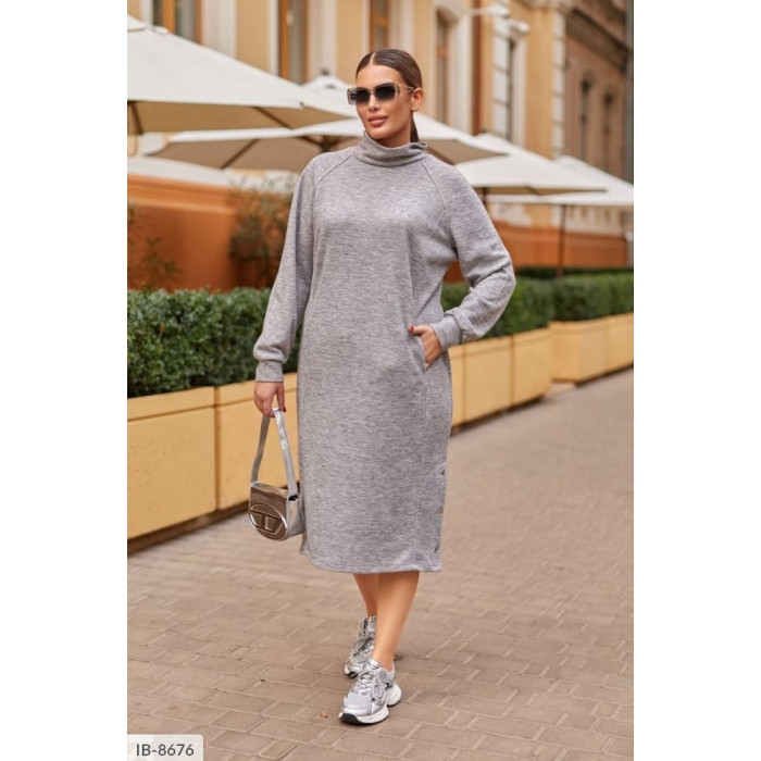 Сукні для пишних форм IB-8676 — виглядай розкішно