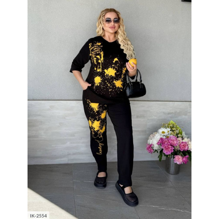 Жіночі костюми Plus Size IK-2554 — впевненість і стиль