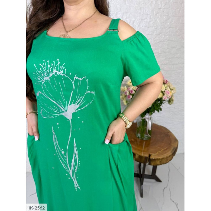 Новинки суконь великого розміру IK-2562 — твій стиль, твоя впевненість