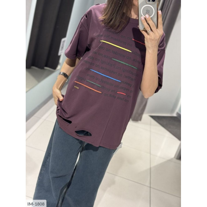 Жіночі футболки Odessa Moda IM-1808 — тренди сезону