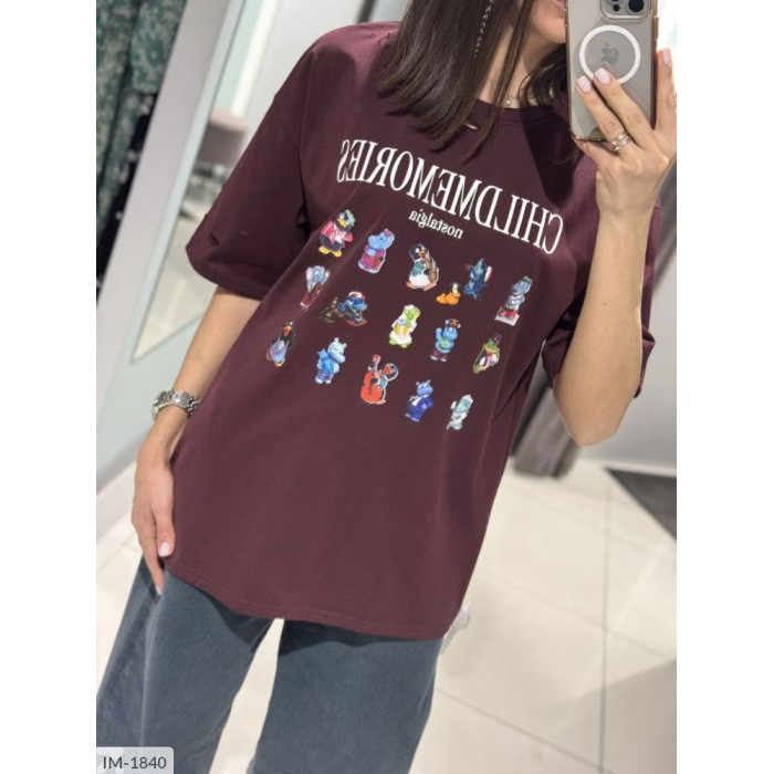 Жіночі футболки Odessa Moda IM-1840 — тренди сезону