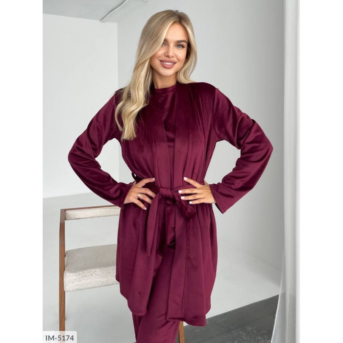 Халати Plus Size IM-5174 — практичність і шарм