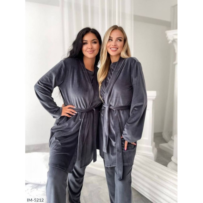 Халати Plus Size IM-5212 — елегантність для дому