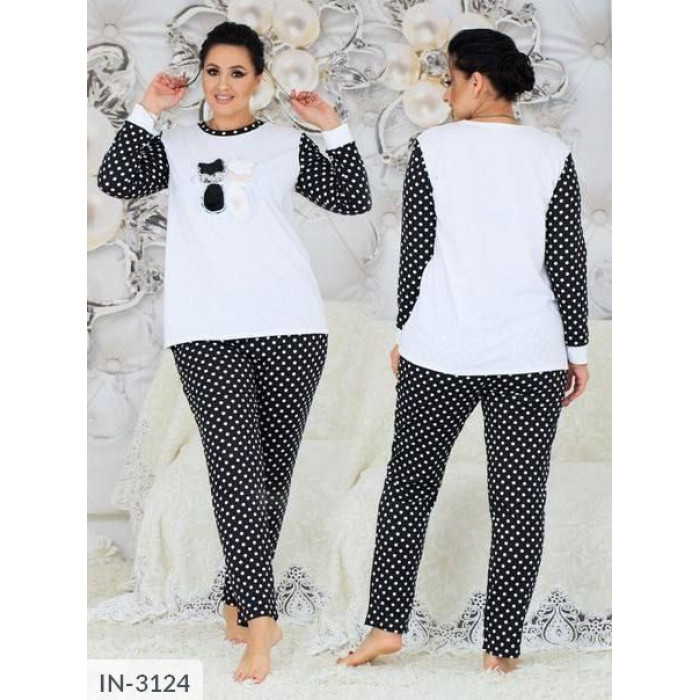 Піжами та халати XL+ IN-3124 — твій затишок і краса