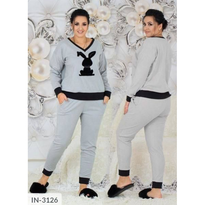 Халати XL+ IN-3126 — стильна домашня мода