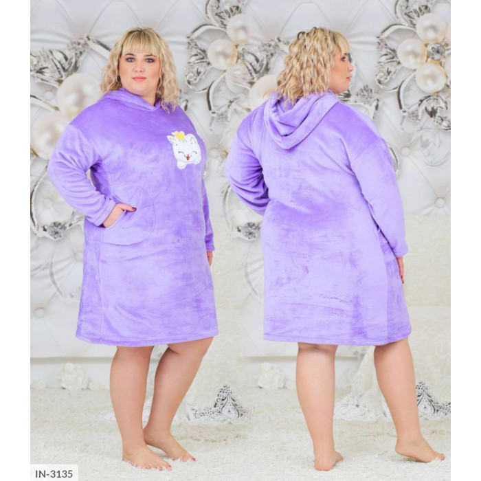 Халати XL+ IN-3135 — стильна домашня мода
