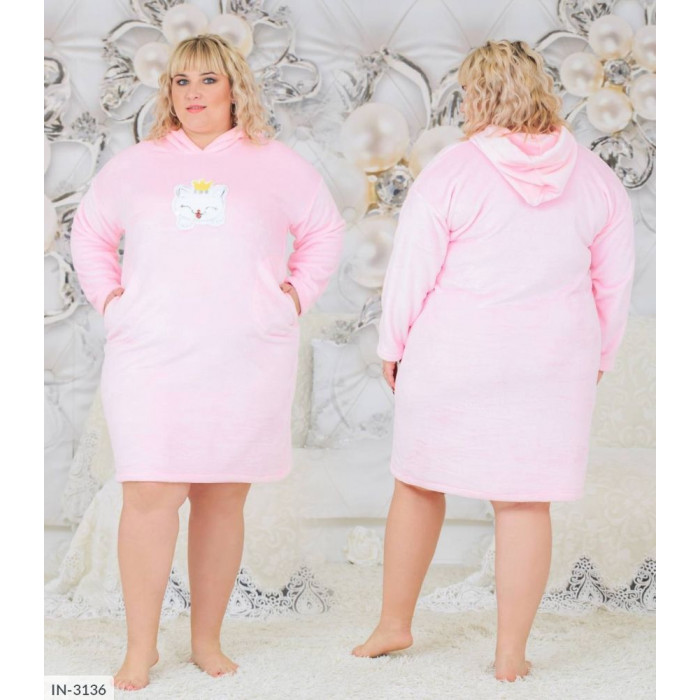 Халати XL+ IN-3136 — стильна домашня мода