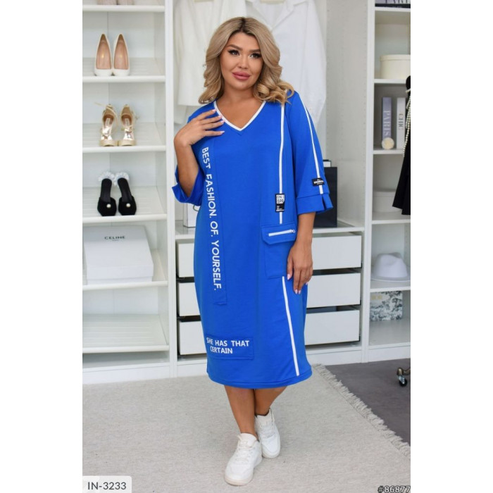 Стильні сукні Plus Size IN-3233 — ідеальна посадка для будь-якої фігури