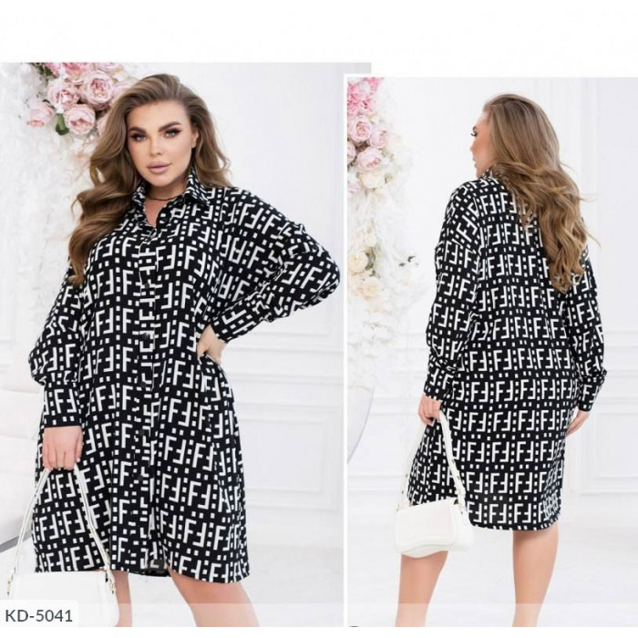 Модні сукні великого розміру KD-5041 — комфорт і краса щодня