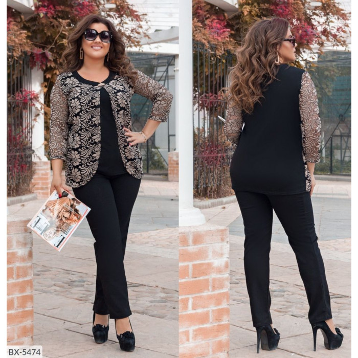 Жіночі костюми Plus Size BX-5474 — впевненість і стиль