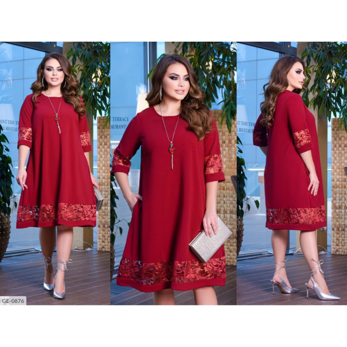 XL+ сукні Odessa Moda GE-0876 — елегантність у кожній деталі