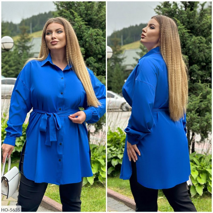 Модні сорочки і блузки великого розміру HO-5635 — елегантність і комфорт