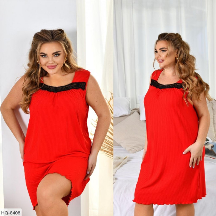 Модні піжами Plus Size HQ-8408 — комфорт і якість