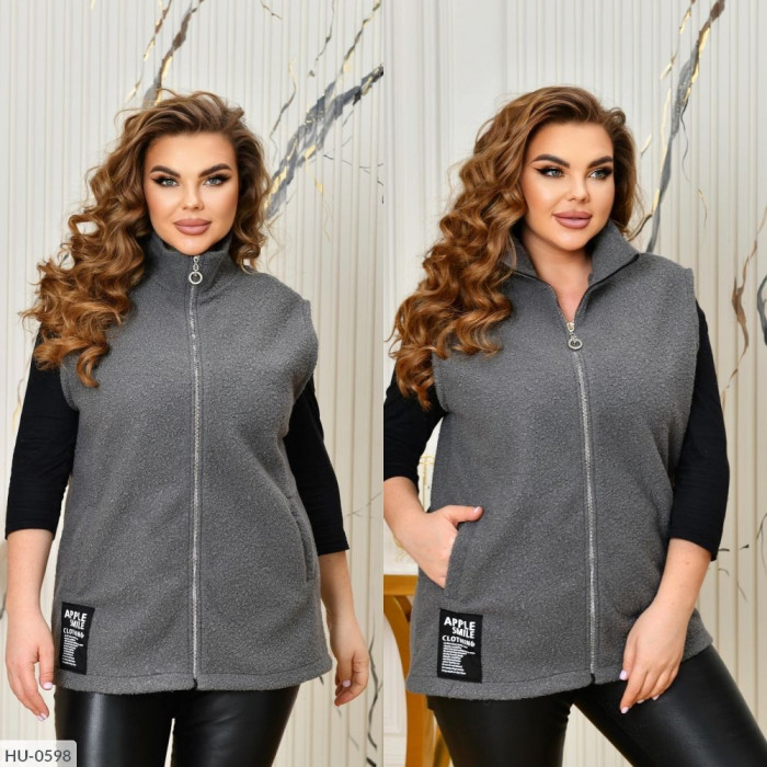 Жіночий верхній одяг Plus Size HU-0598 — тренди 2025