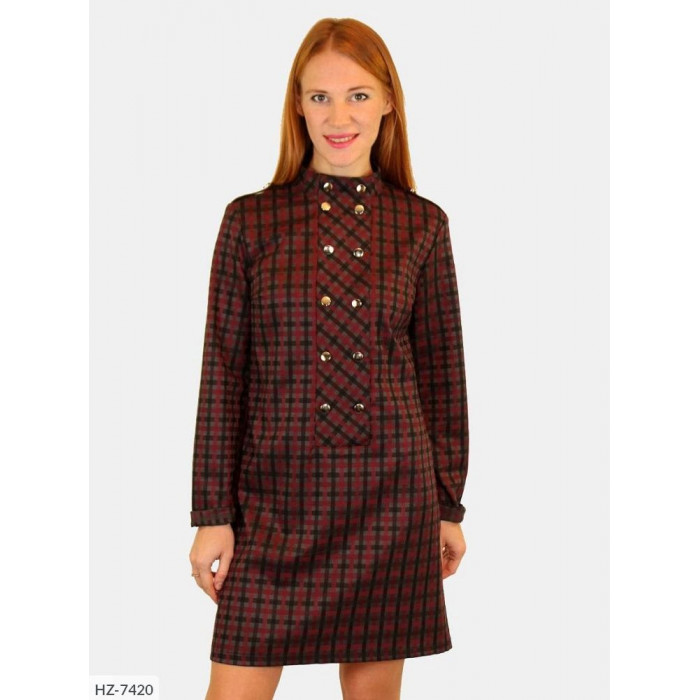 Стильні сукні Plus Size HZ-7420 — ідеальна посадка для будь-якої фігури