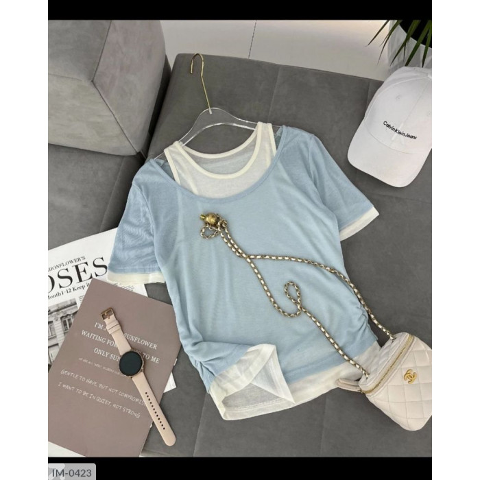 Модні фасони футболок IM-0423 — нова колекція