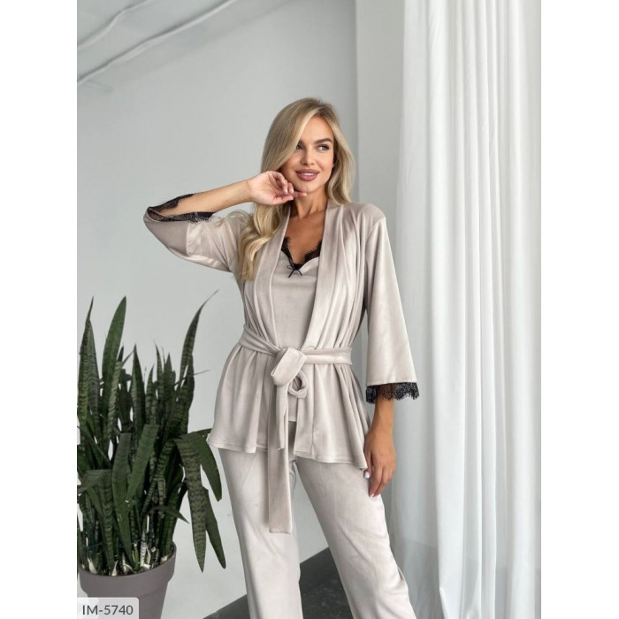 Халати Plus Size IM-5740 — елегантність для дому