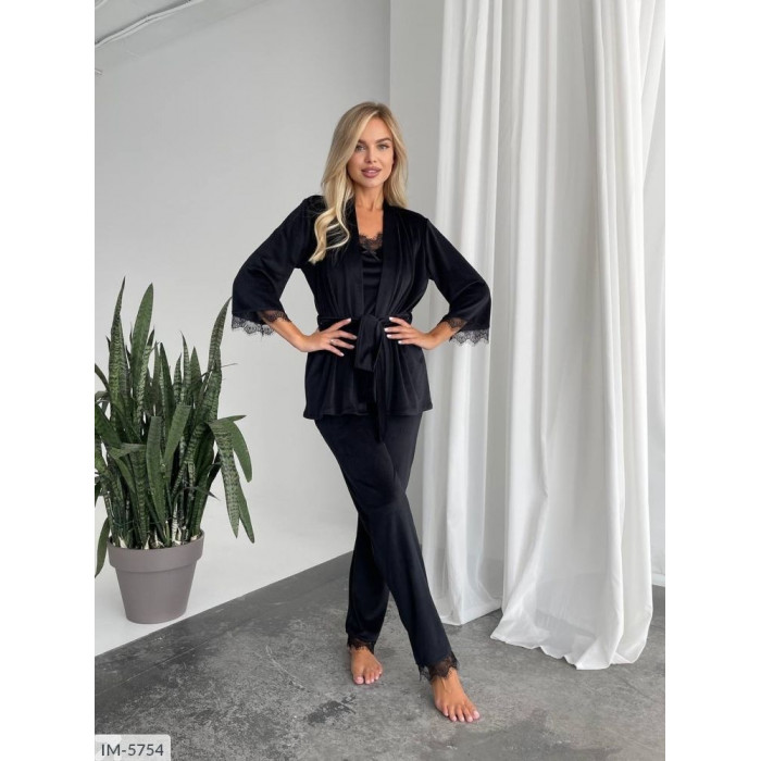 Жіночі піжами великого розміру IM-5754 — новинки сезону