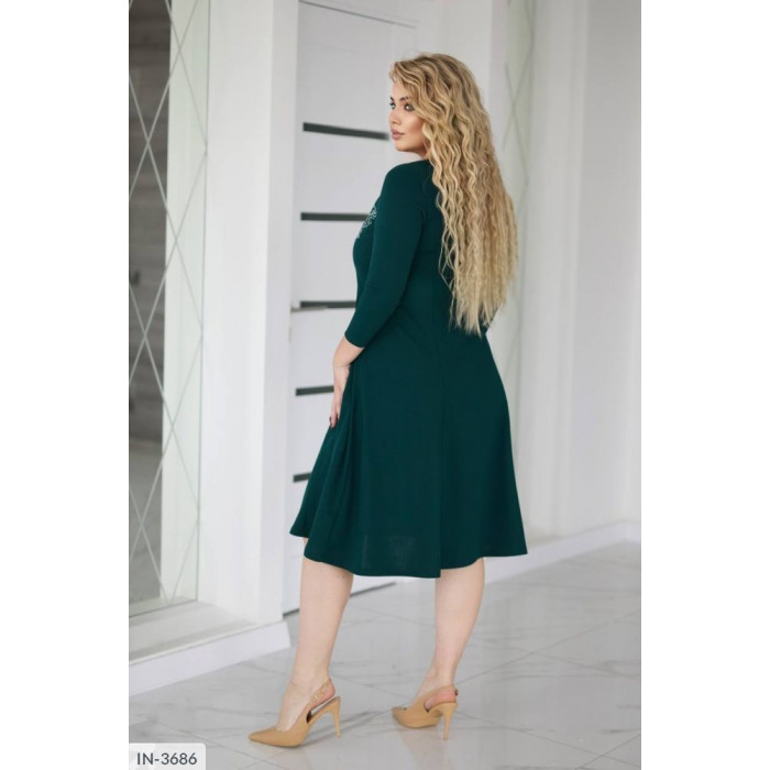Стильні сукні Plus Size IN-3686 — ідеальна посадка для будь-якої фігури