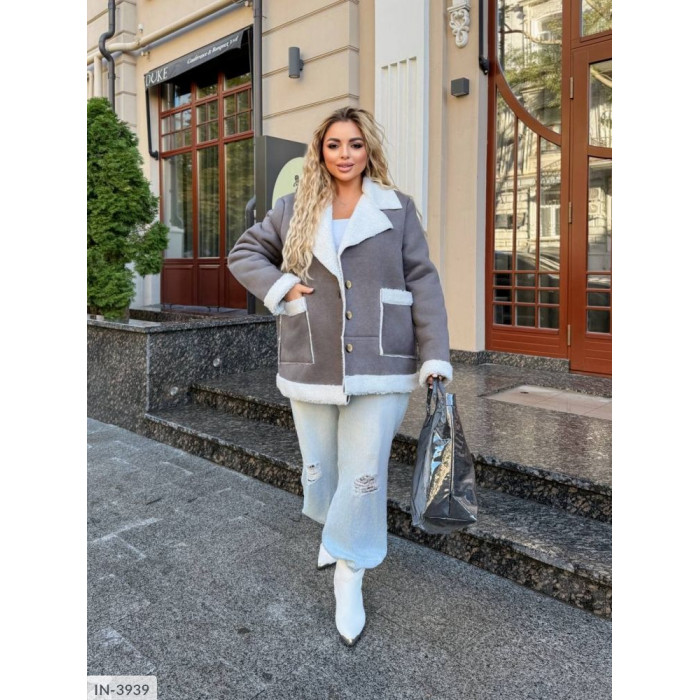 Жіночий верхній одяг Plus Size IN-3939 — тренди 2025