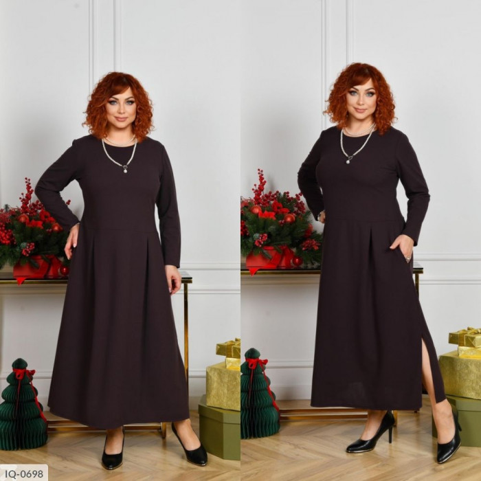 Стильні сукні Plus Size IQ-0698 — ідеальна посадка для будь-якої фігури